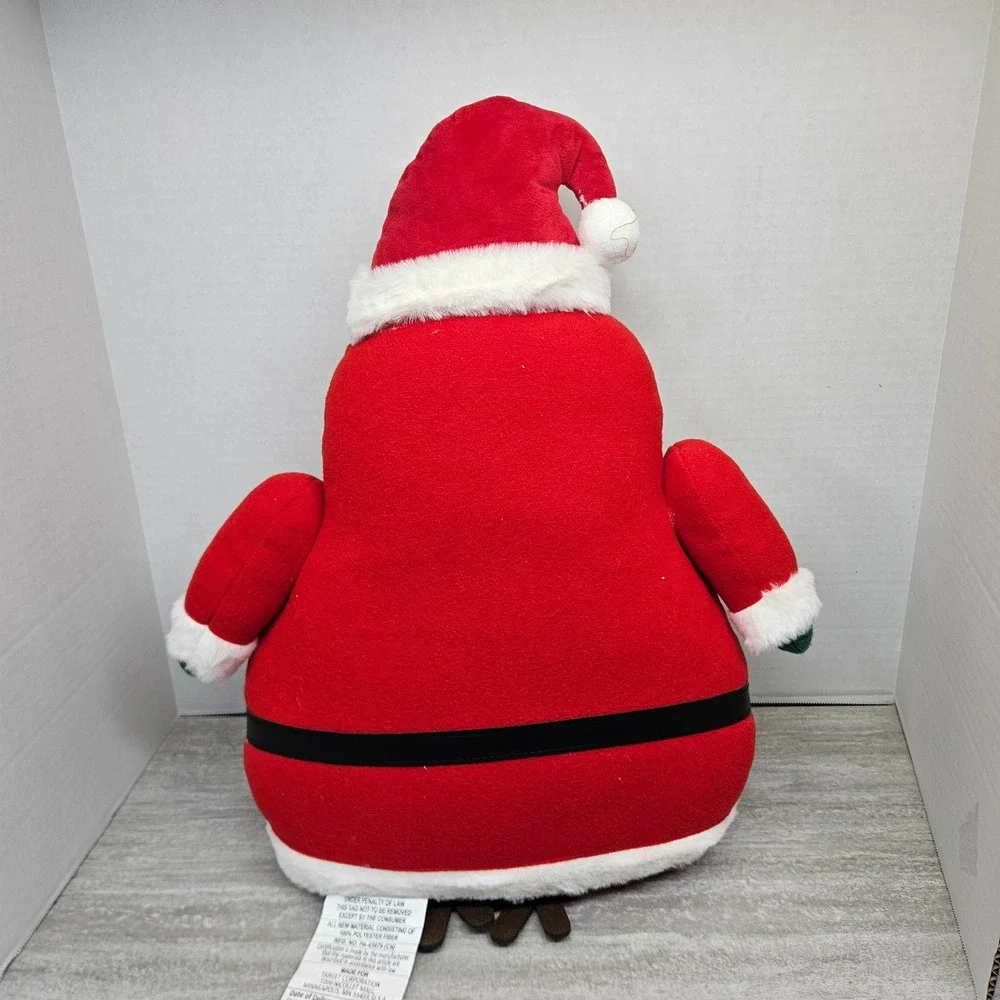 Target Christmas Plush Santa Bird Large Stuffed Animal Holiday‎ Decor Toy pillow